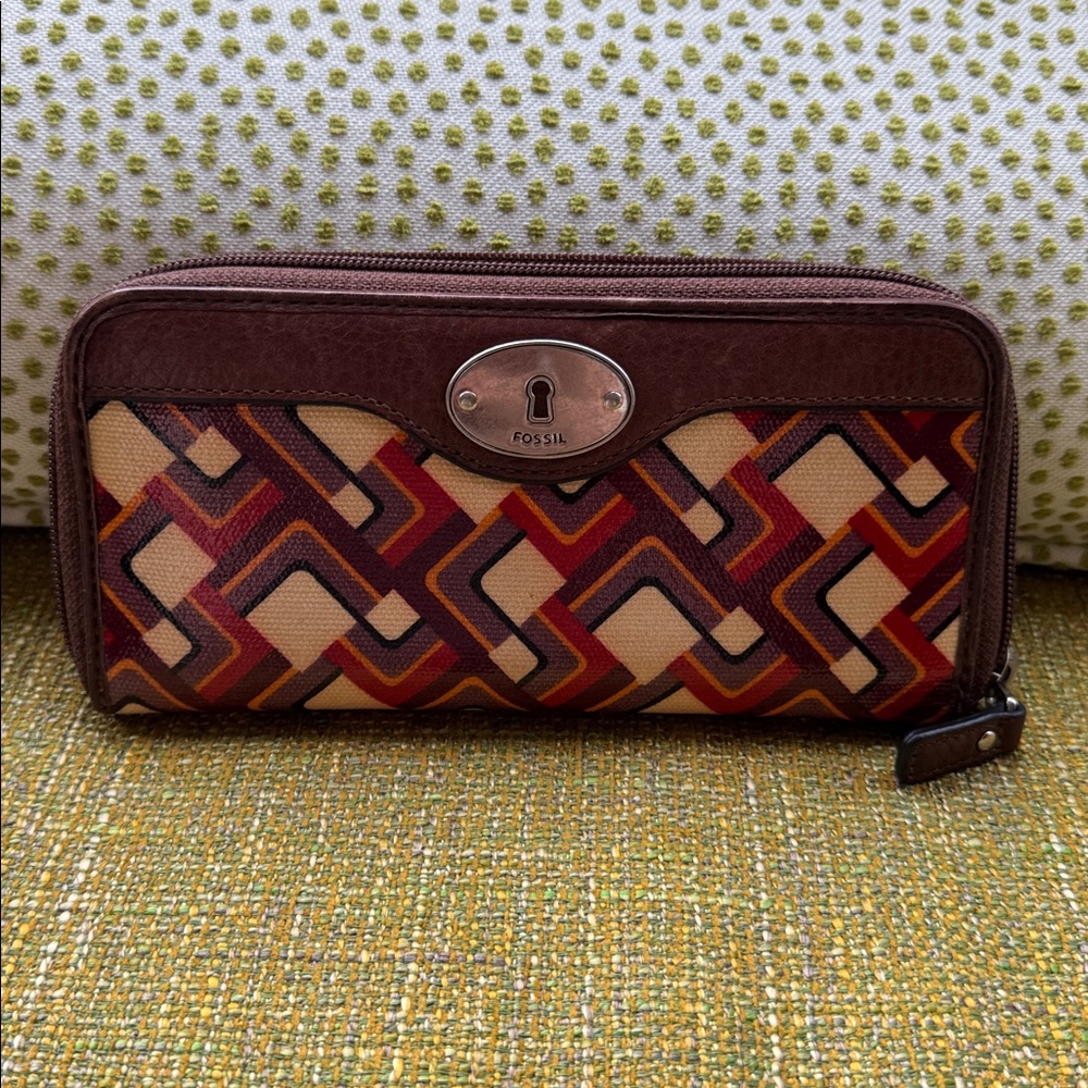 Fossil Bifold Wallet, multi color